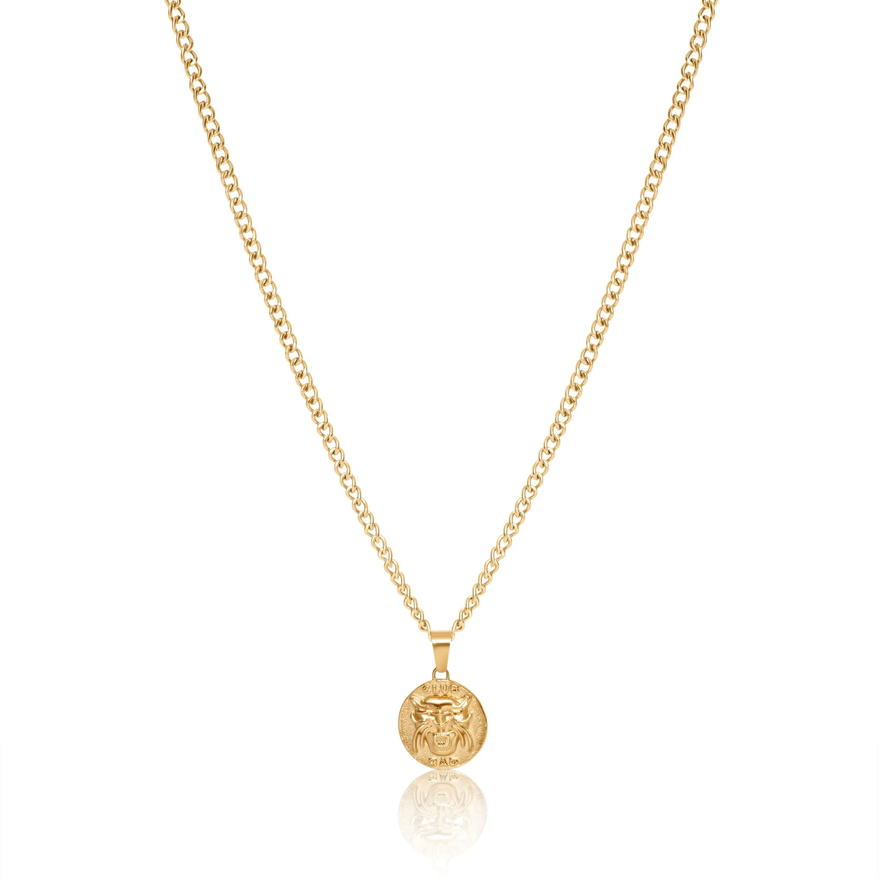 Mel X Club Bad 'Panther' Pendant Necklace - Silver / Gold