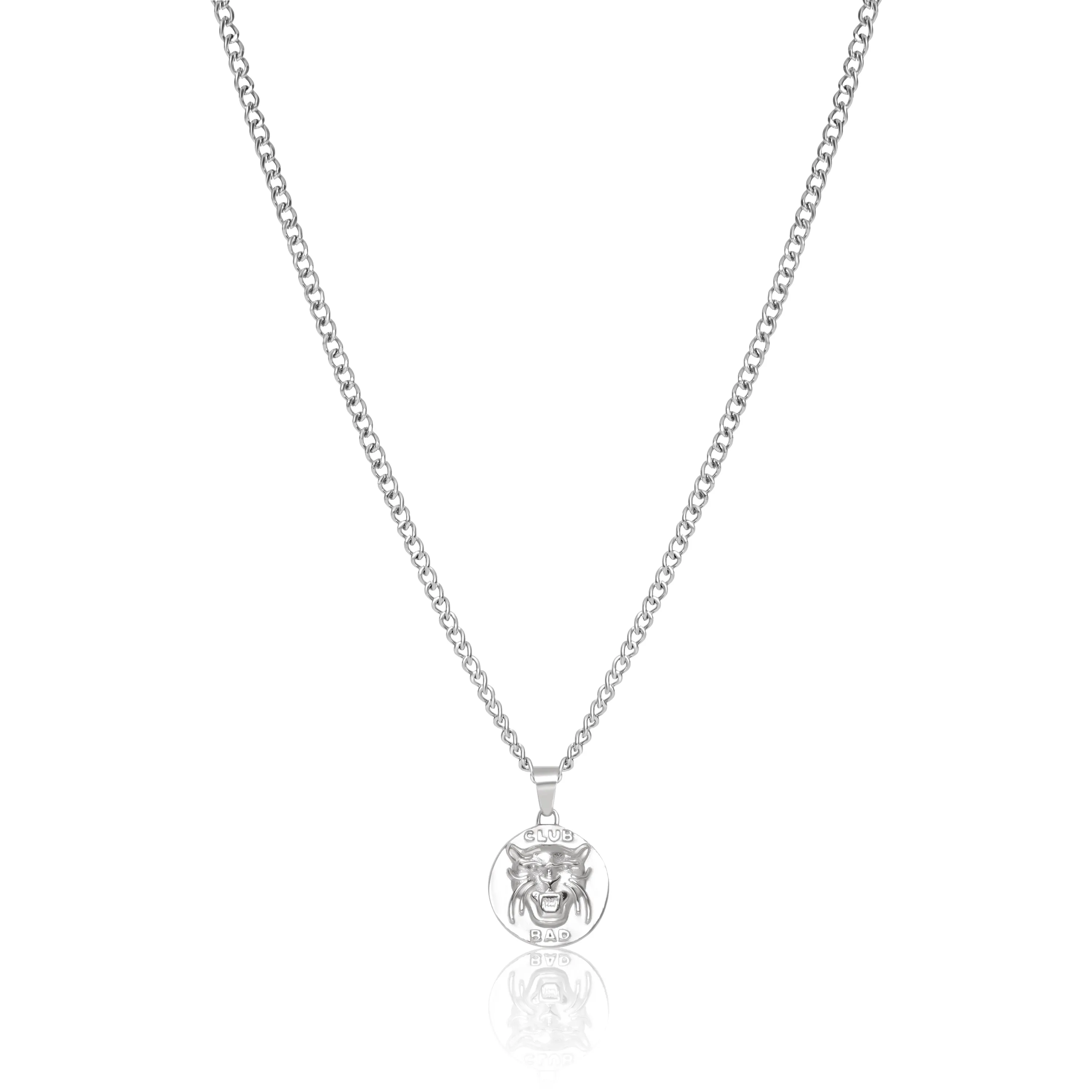 Mel X Club Bad 'Panther' Pendant Necklace - Silver / Gold