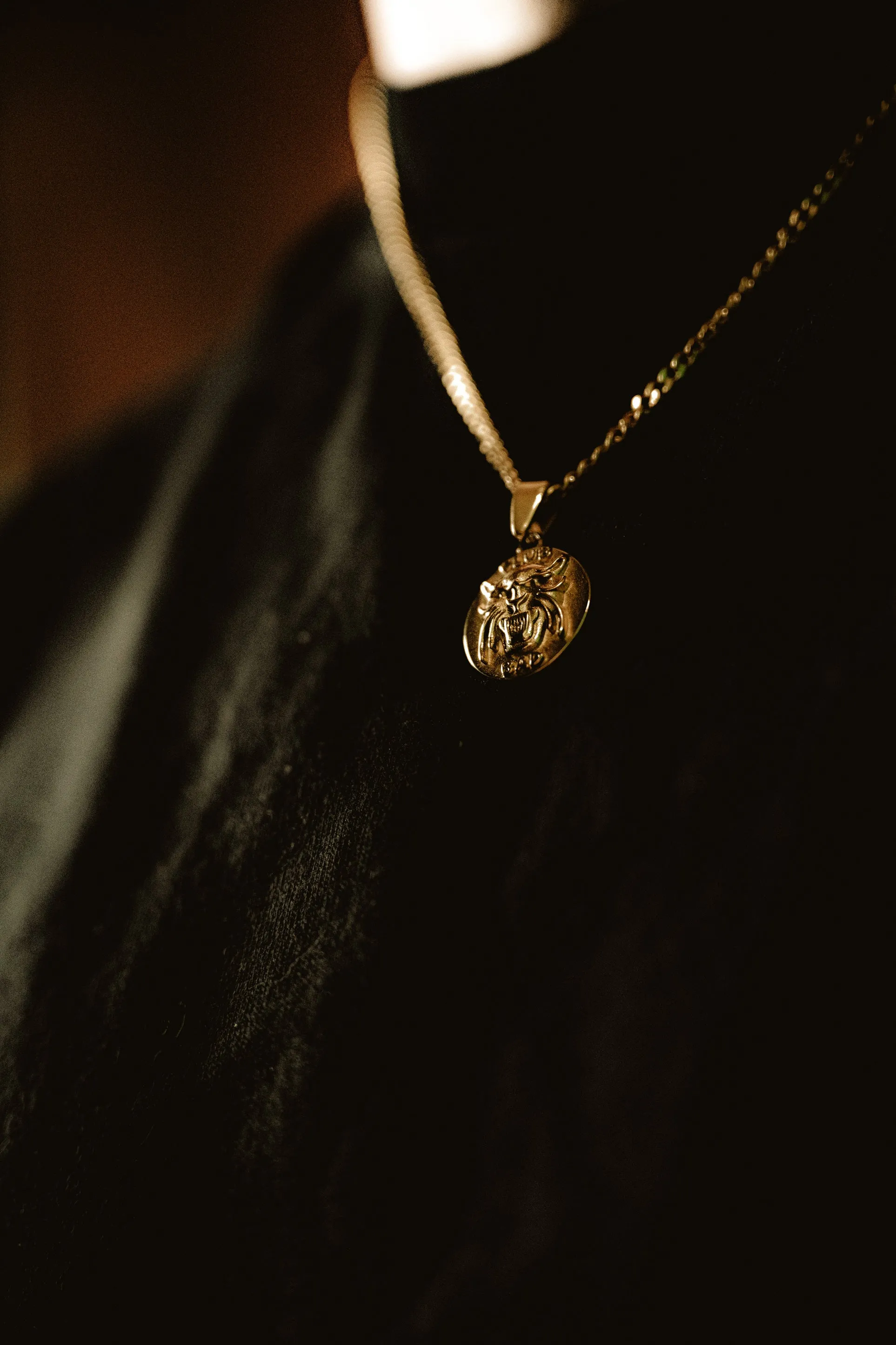 Mel X Club Bad 'Panther' Pendant Necklace - Silver / Gold