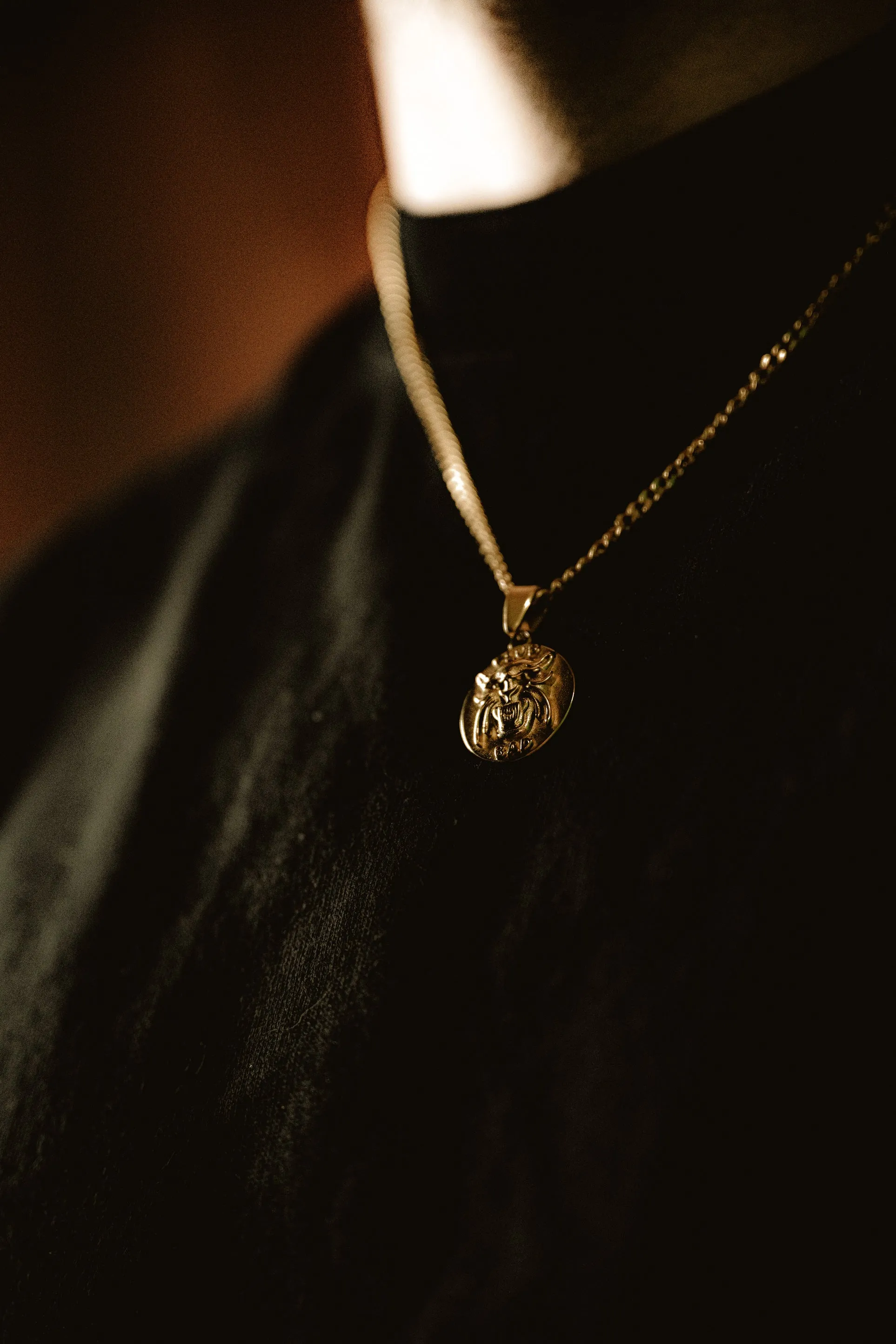 Mel X Club Bad 'Panther' Pendant Necklace - Silver / Gold