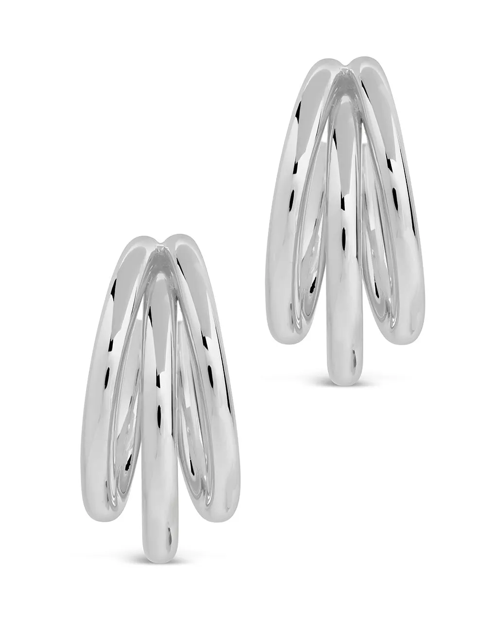 Michaela Triple Hoop Earrings