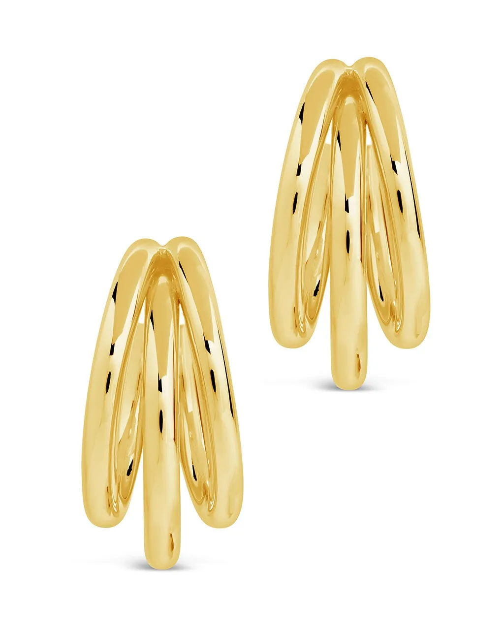 Michaela Triple Hoop Earrings