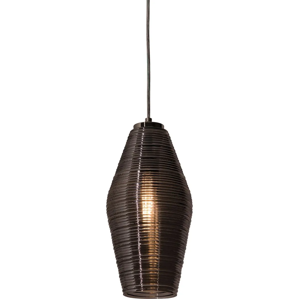 Mila 6 in. Pendant Light Satin Nickel Finish