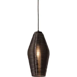 Mila 6 in. Pendant Light Satin Nickel Finish
