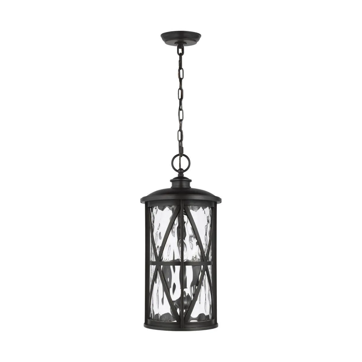 Millbrooke 3 Lights Outdoor Pendant Light Bronze finish