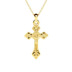 Mini Stylized Cross Necklace