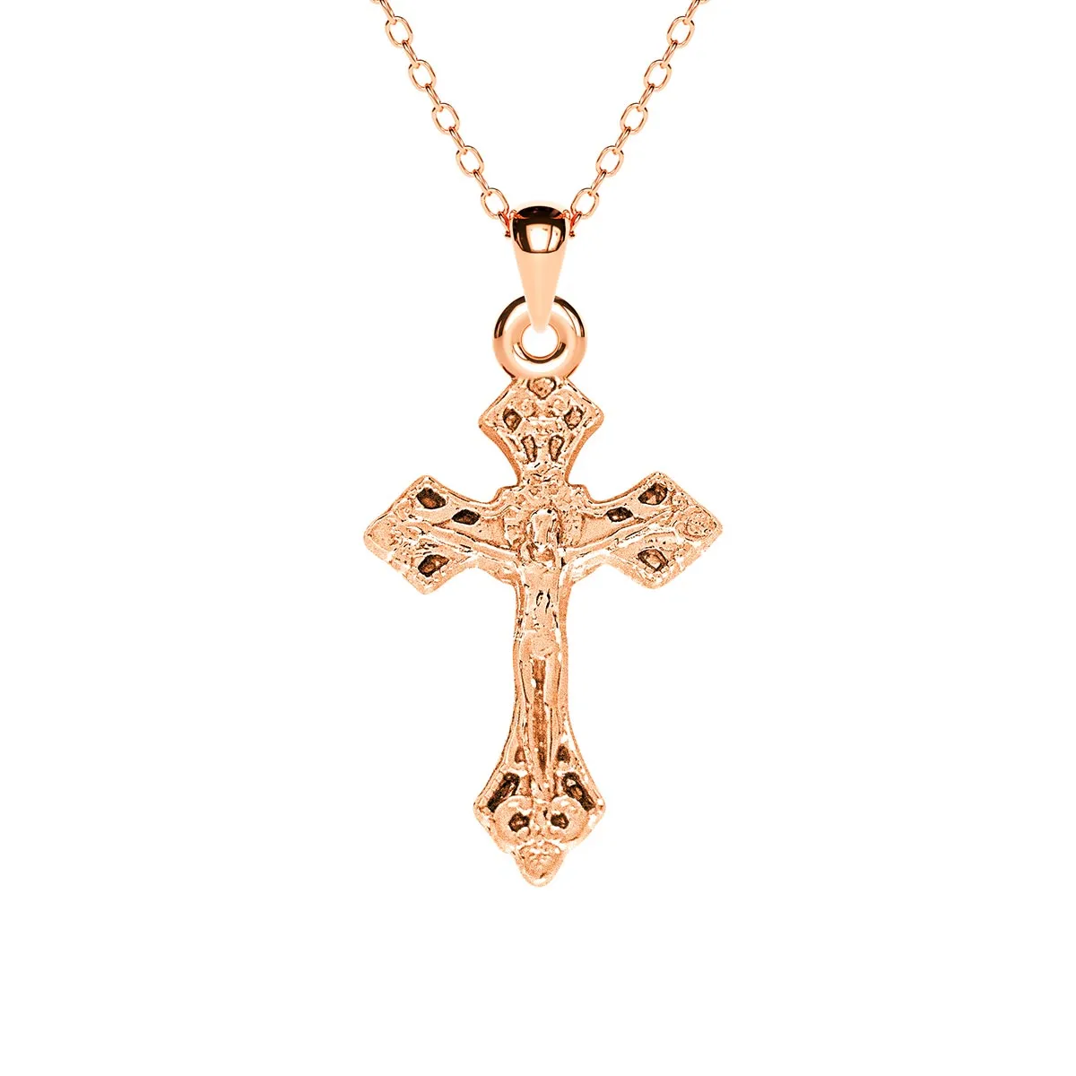 Mini Stylized Cross Necklace