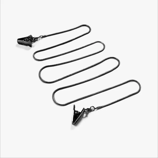 Minimalist Style Balck Bead Chain Eyeglass Chain Lanyard Reading Glasses Chains Women Accessories Sunglasses Hold Straps Cords