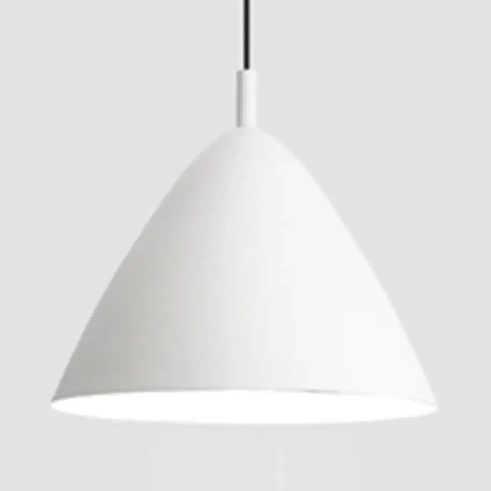 Minimalistic Pyramid Hanging Light in Monochrome Tones - Ideal for Study Room Décor"

or

"Modern Metallic Single Bulb Pendant Light - Sleek Monochrome Design for Study Room
