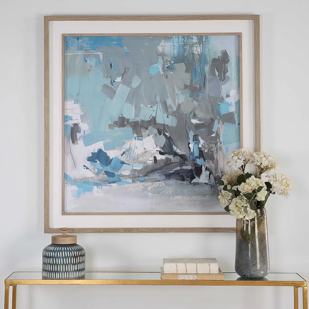 Misty Moonlight-Framed Print