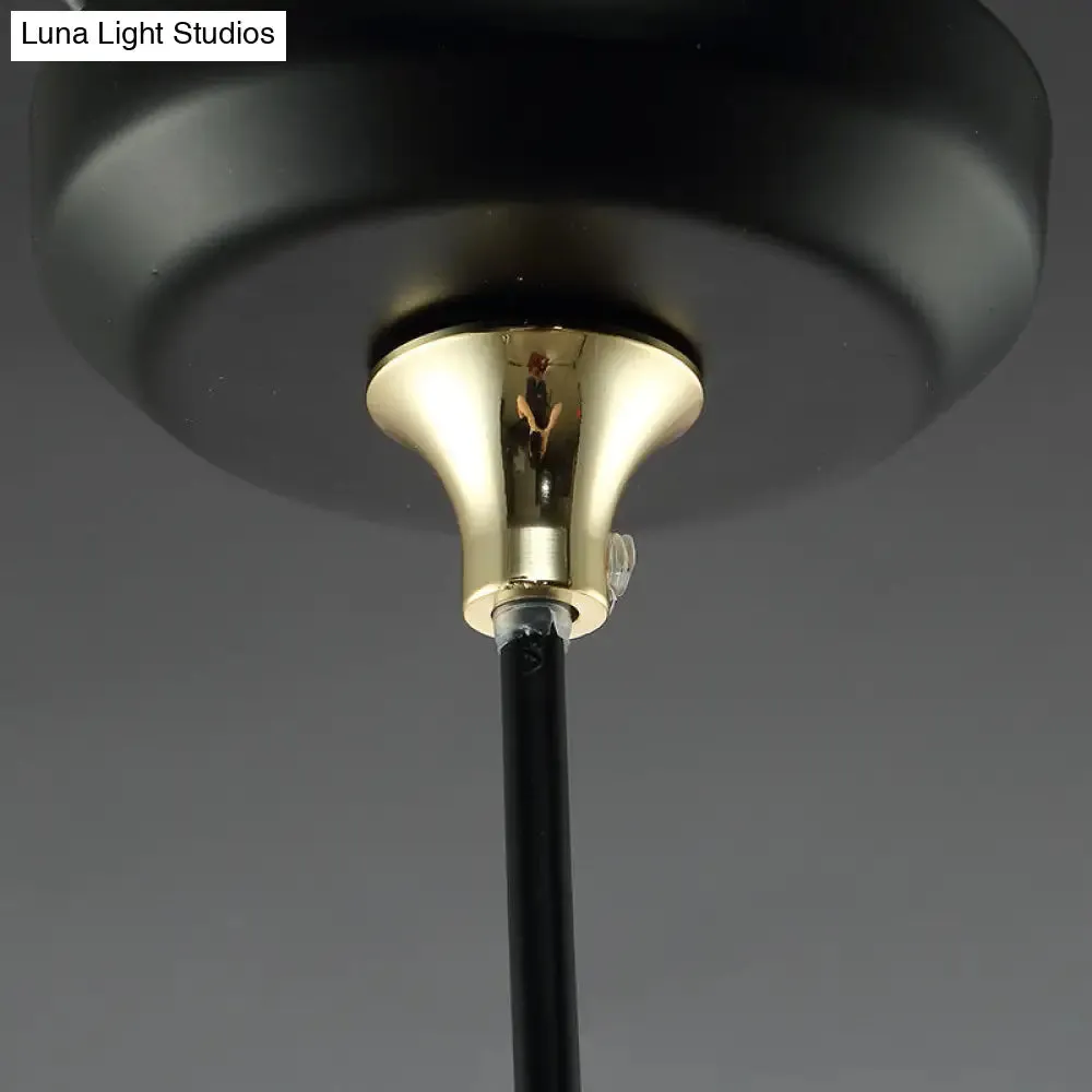 Modern Hanging Pendant Lights - Double Glass Teardrop Design - Ideal for Living Room