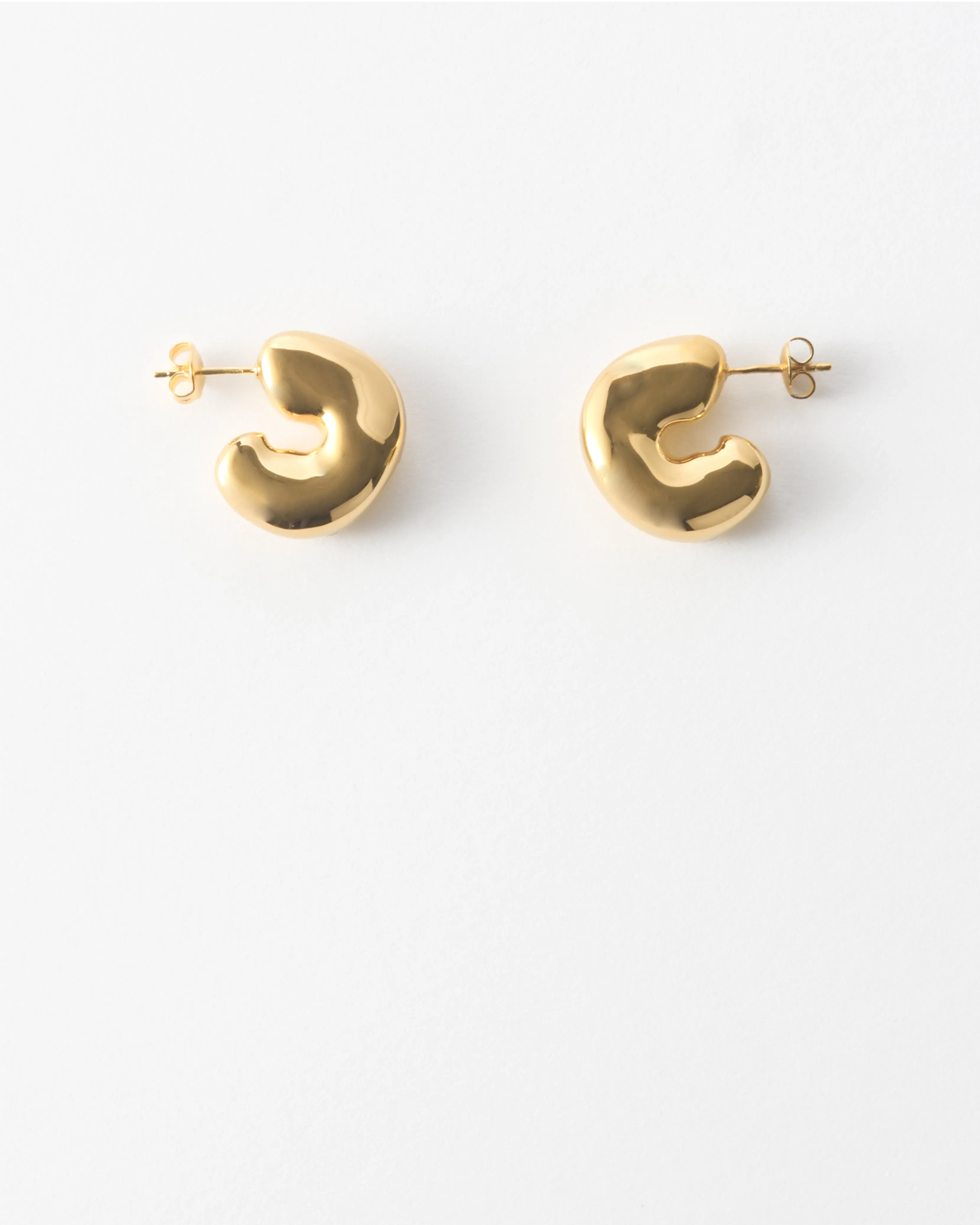 Molten Hoops Gold Plated