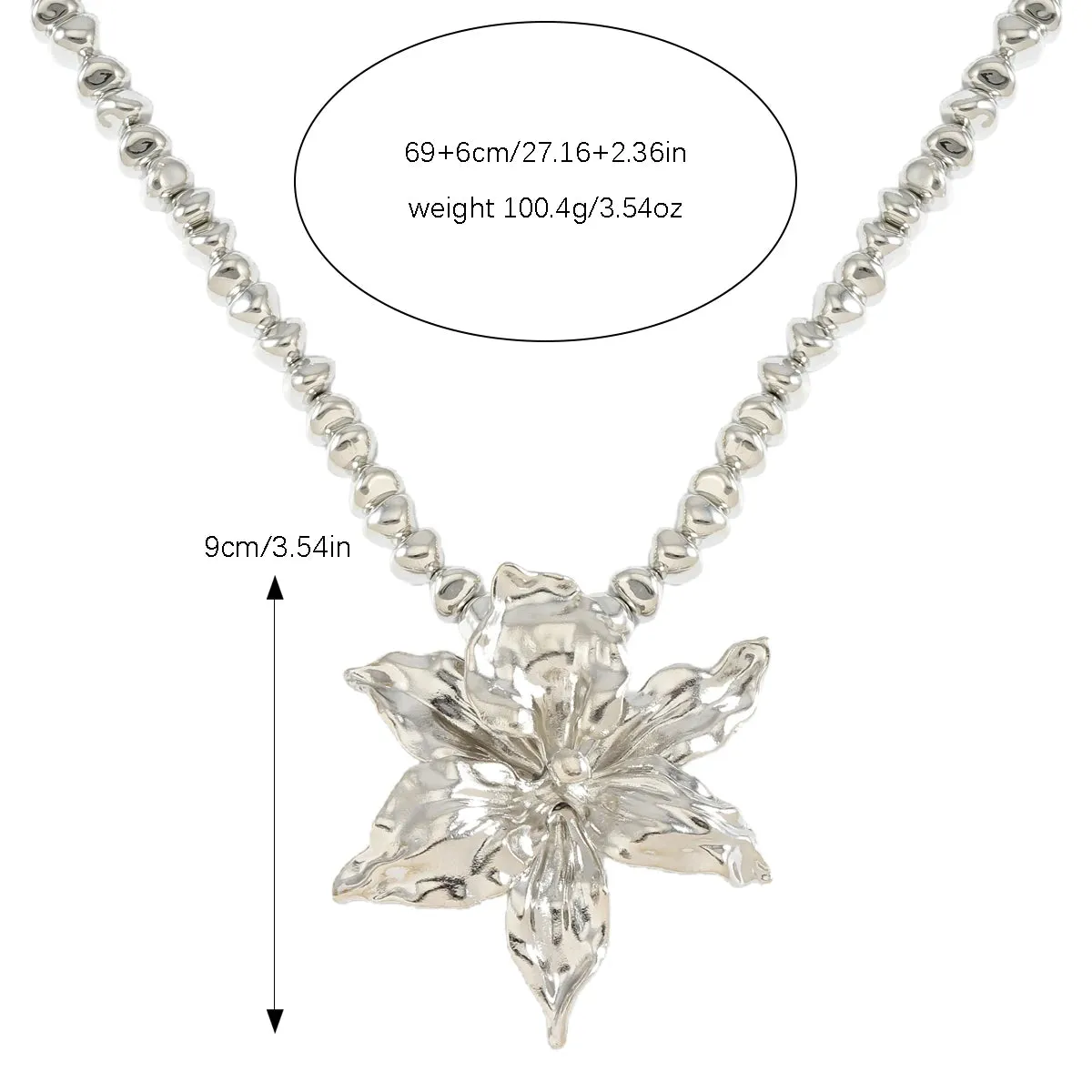 Necklace Exaggerated Elegant