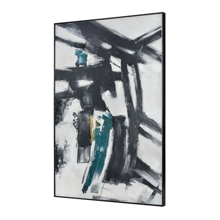 Obsidian II Abstract Wall Art