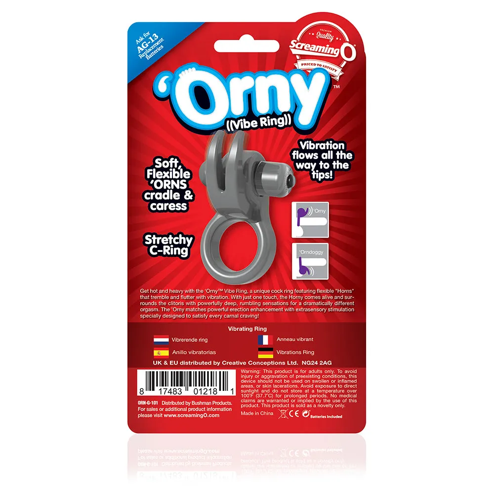 Orny Vibrator Ring Grey