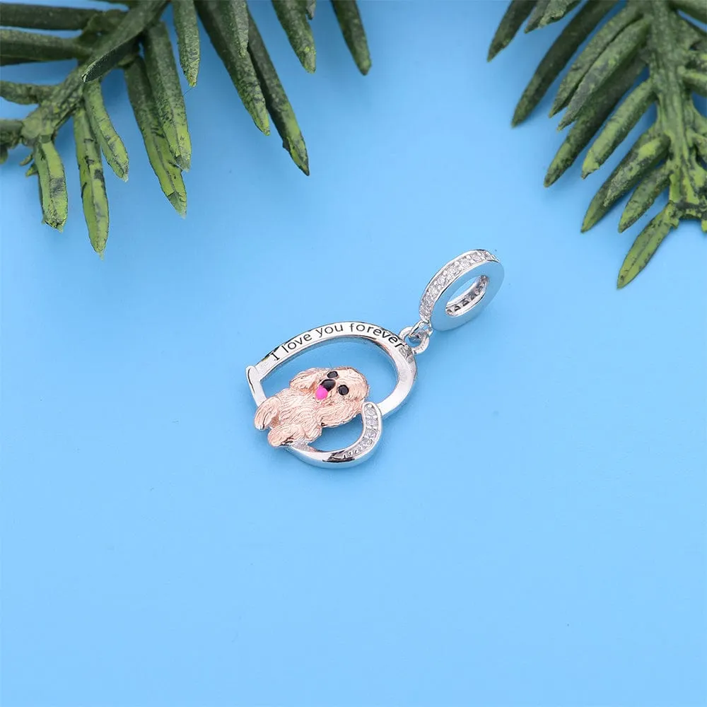 Poodle Dog Charm