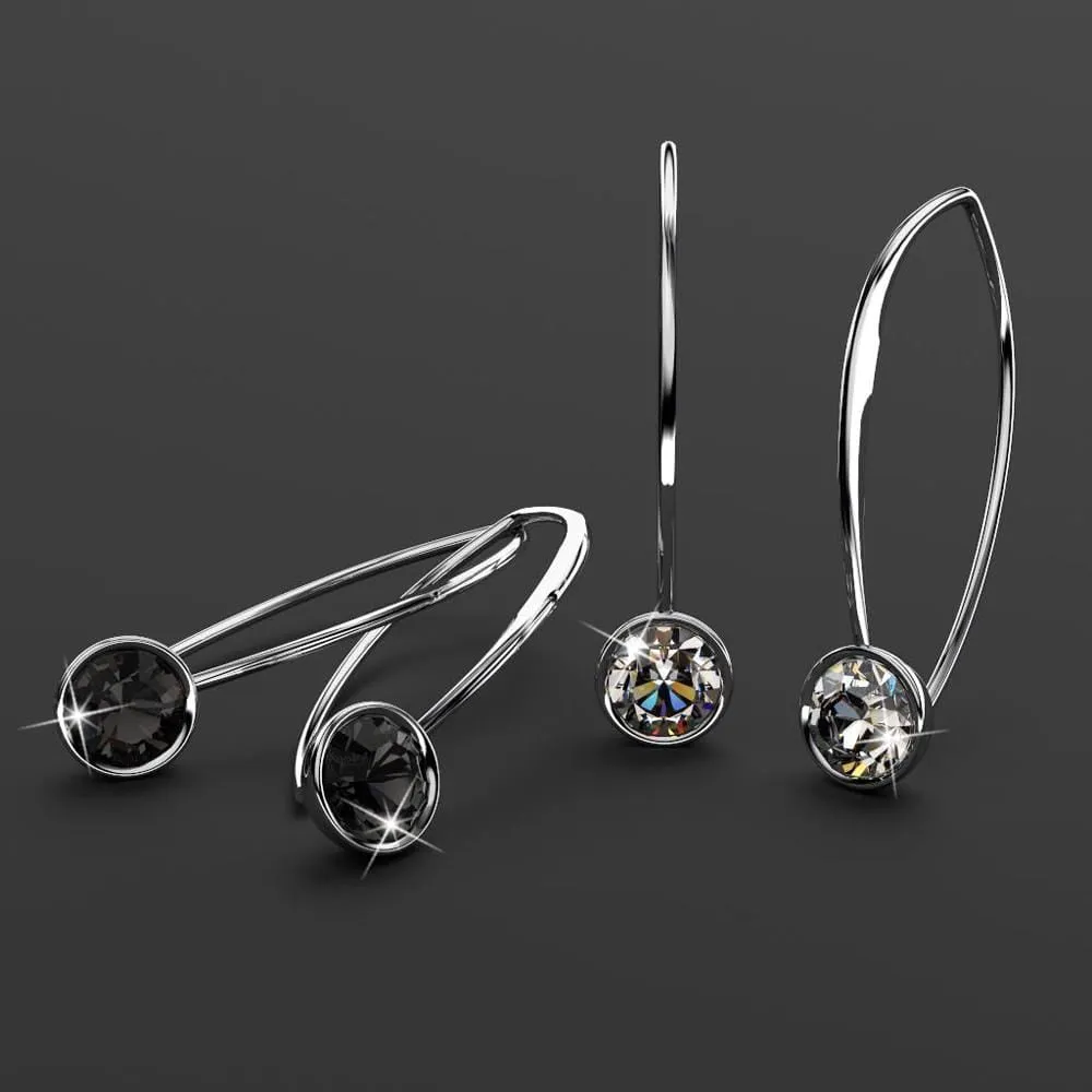Prescilla Sparks Earrings Embellished With SWAROVSKI Crystals