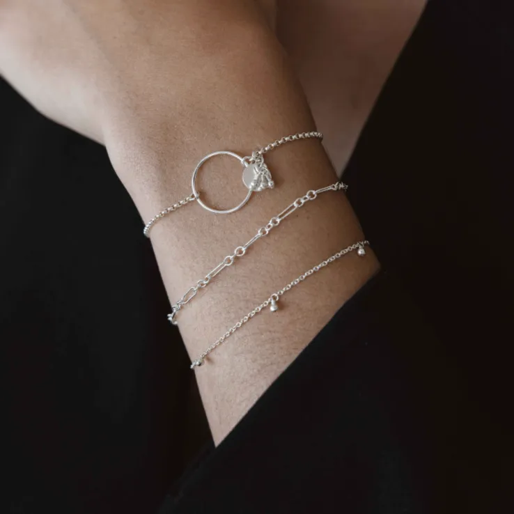 Prim Beaded Bracelet - Sterling Silver
