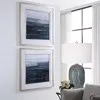 Rising Blue- Framed Prints- Set of 2