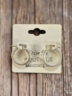 Rope Textured Hoops