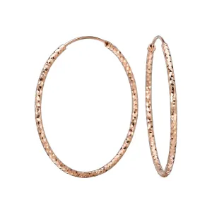 Rose Gold Plated Hoop