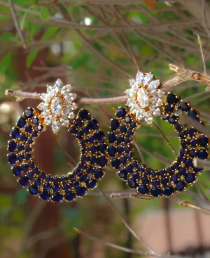 Sapphire Bali Earrings