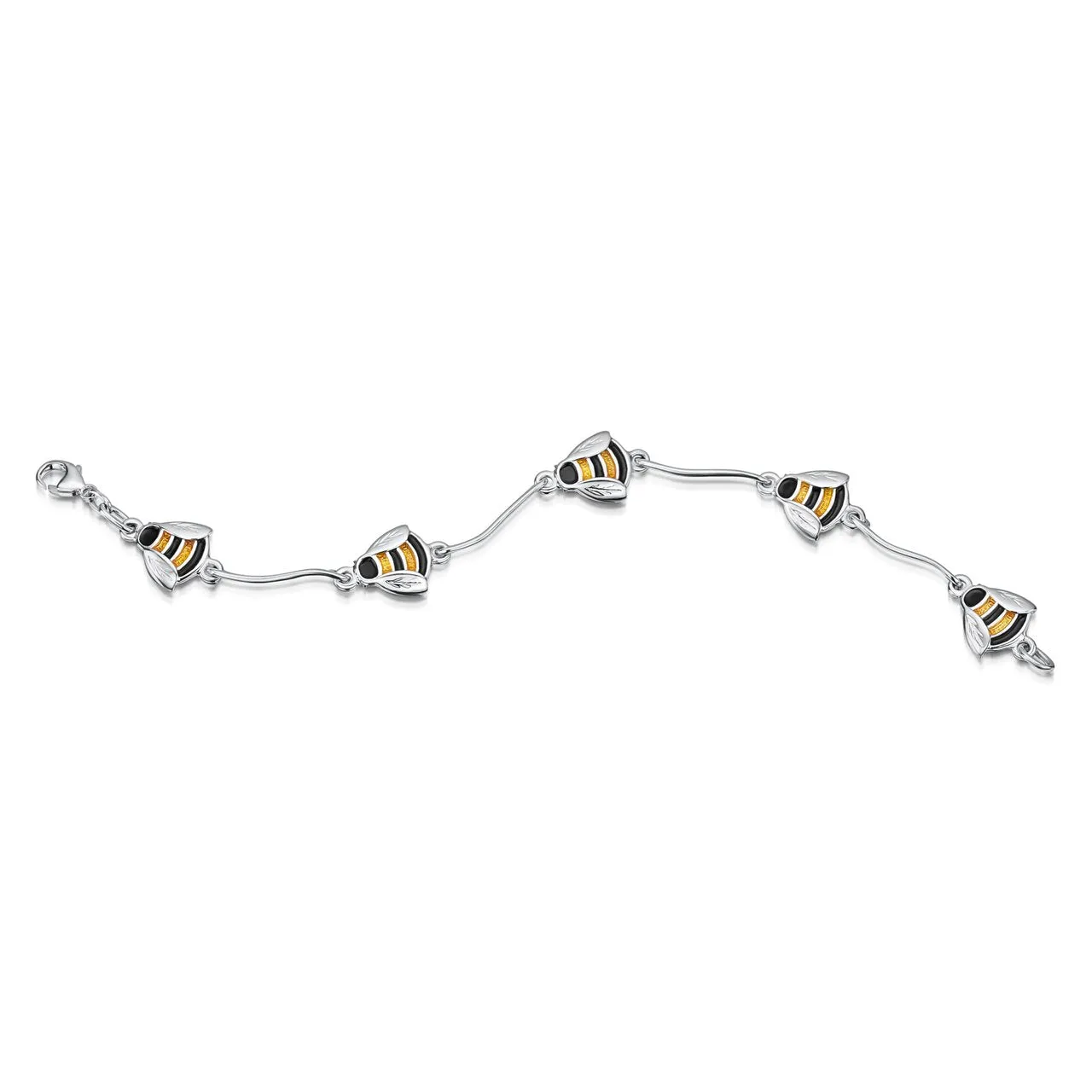 Sheila Fleet Bumblebee Bracelet (EBL273-YELBK)
