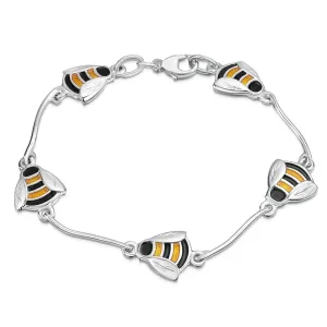 Sheila Fleet Bumblebee Bracelet (EBL273-YELBK)