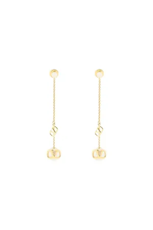 Signature Pendant Earrings - Metal Jewelry