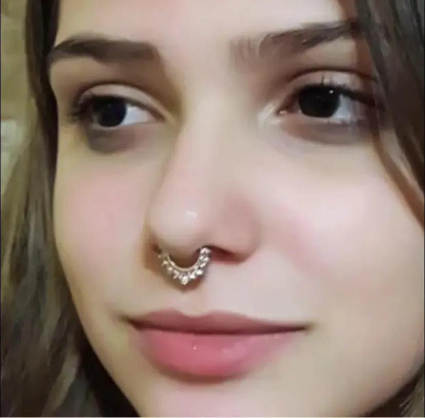 Silver Clip-On Septum Ring