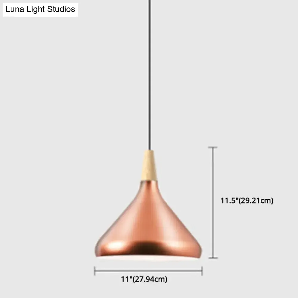 Simplicity Pendant Light with Multi Color Options - Nordic Macaroon Aluminum Lampshade, Perfect for Kitchen - 1-Light Hanging Lamp