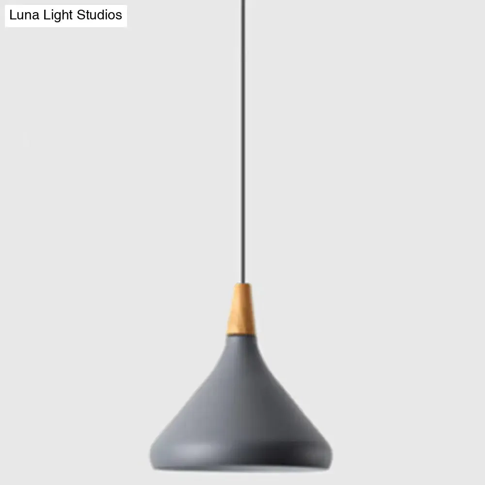 Simplicity Pendant Light with Multi Color Options - Nordic Macaroon Aluminum Lampshade, Perfect for Kitchen - 1-Light Hanging Lamp