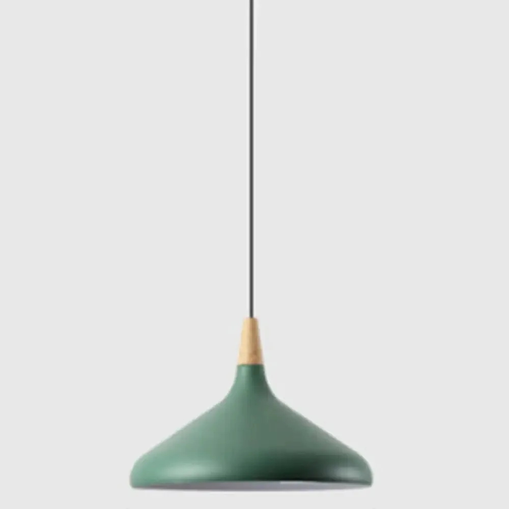 Simplicity Pendant Light with Multi Color Options - Nordic Macaroon Aluminum Lampshade, Perfect for Kitchen - 1-Light Hanging Lamp