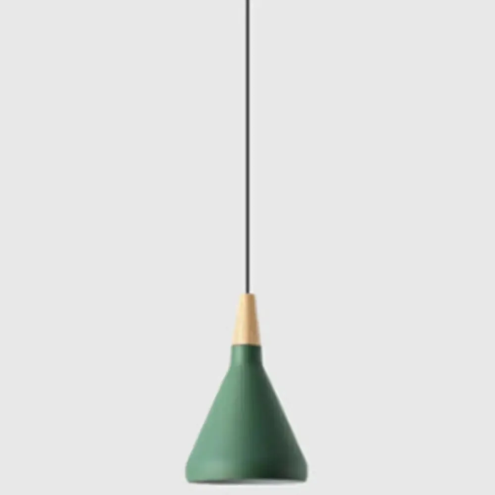 Simplicity Pendant Light with Multi Color Options - Nordic Macaroon Aluminum Lampshade, Perfect for Kitchen - 1-Light Hanging Lamp