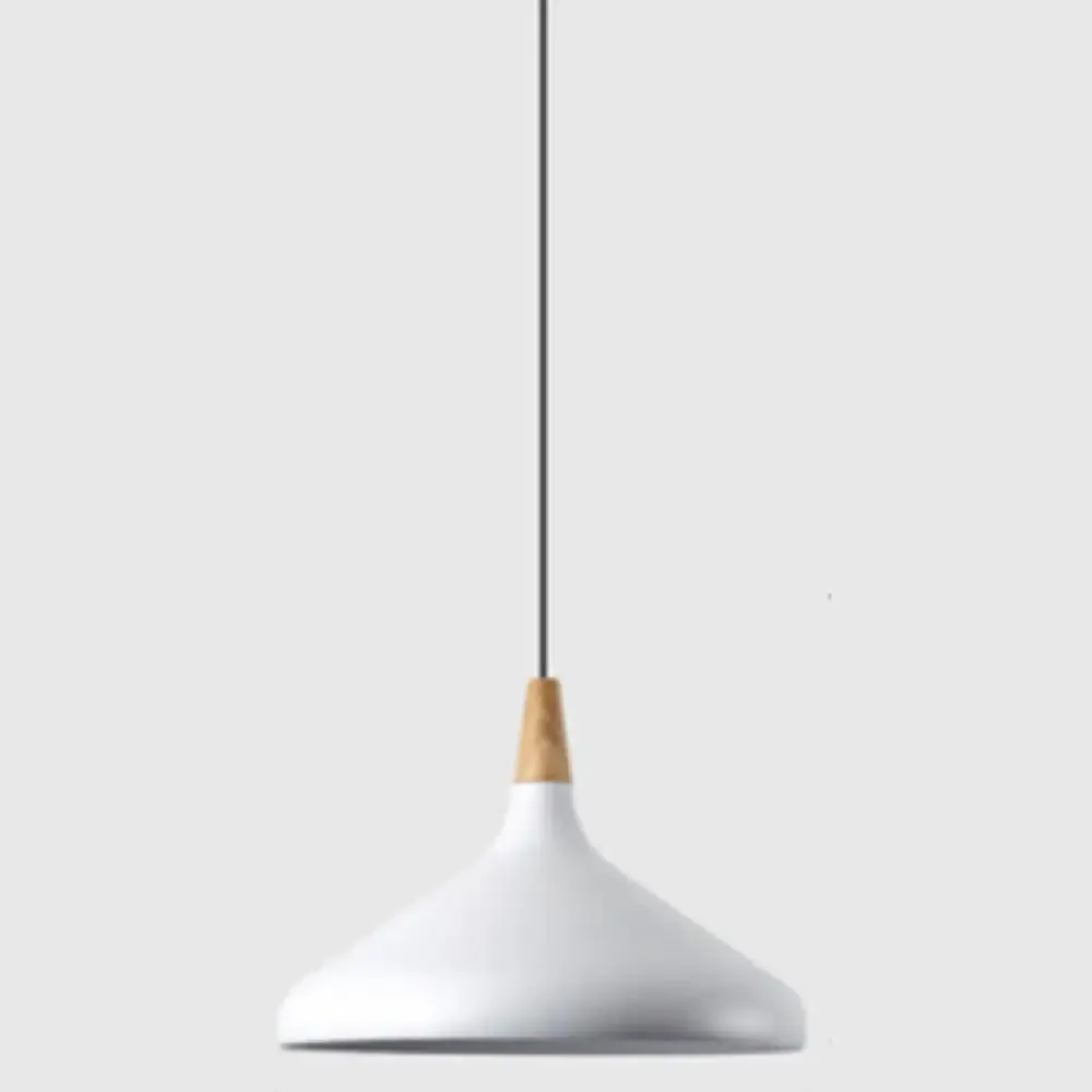 Simplicity Pendant Light with Multi Color Options - Nordic Macaroon Aluminum Lampshade, Perfect for Kitchen - 1-Light Hanging Lamp