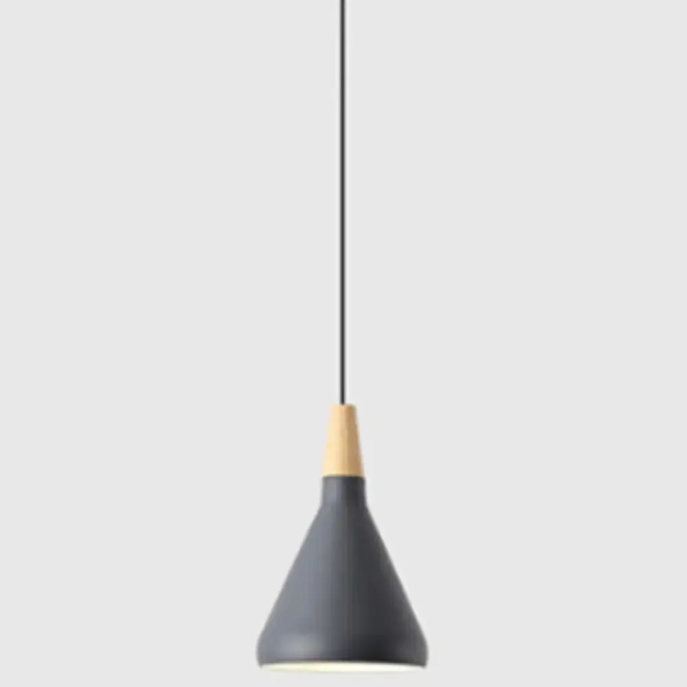 Simplicity Pendant Light with Multi Color Options - Nordic Macaroon Aluminum Lampshade, Perfect for Kitchen - 1-Light Hanging Lamp