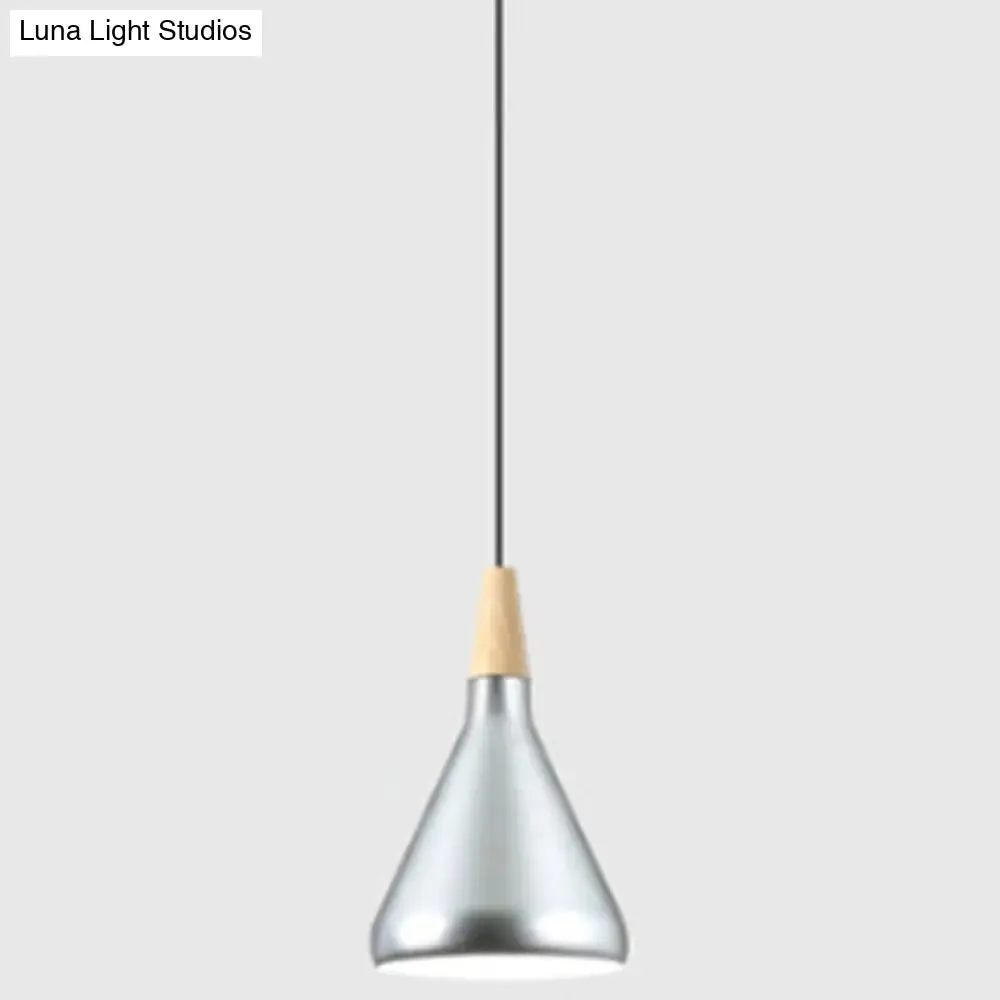 Simplicity Pendant Light with Multi Color Options - Nordic Macaroon Aluminum Lampshade, Perfect for Kitchen - 1-Light Hanging Lamp