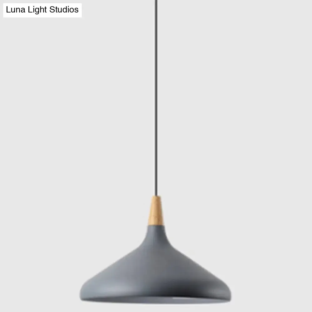 Simplicity Pendant Light with Multi Color Options - Nordic Macaroon Aluminum Lampshade, Perfect for Kitchen - 1-Light Hanging Lamp