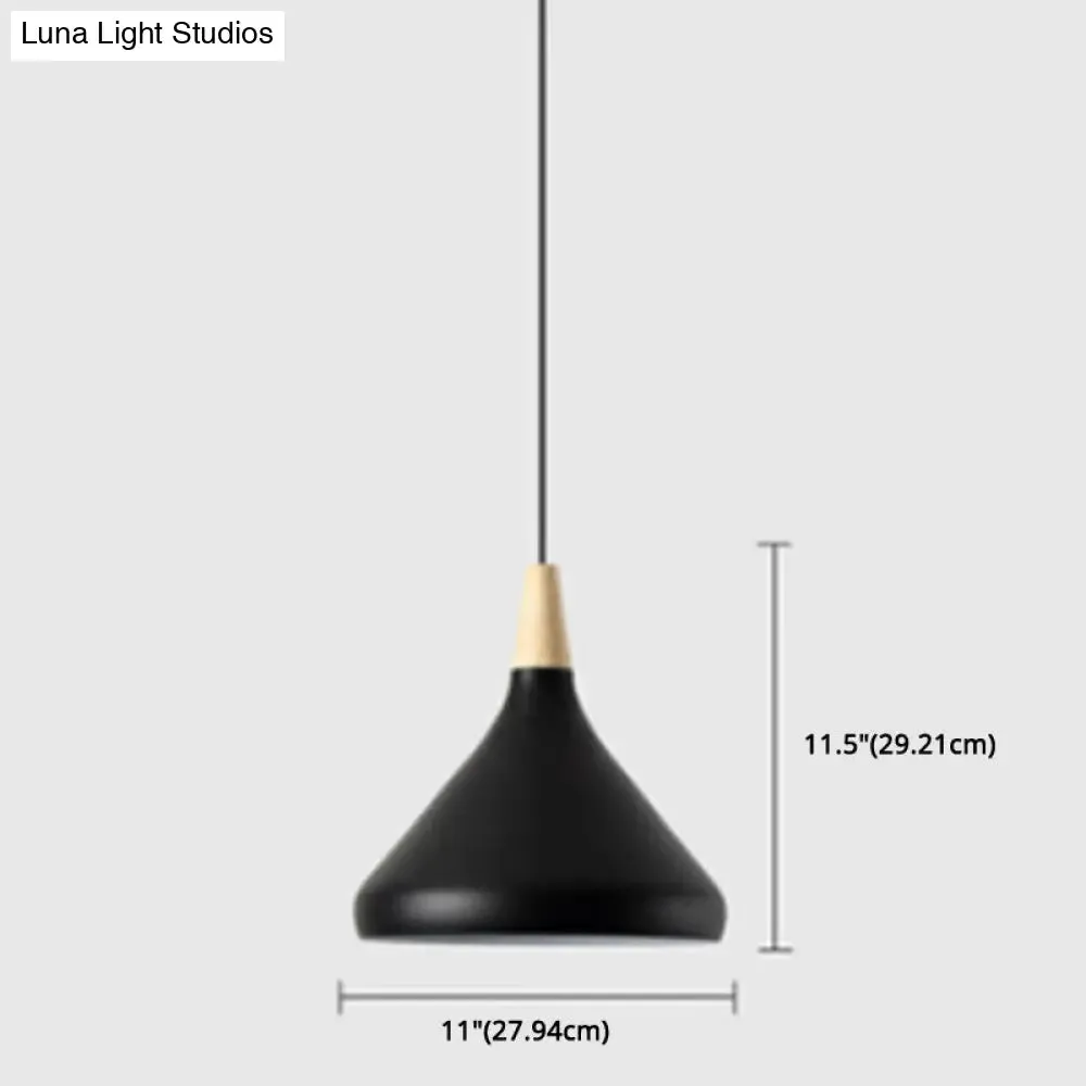 Simplicity Pendant Light with Multi Color Options - Nordic Macaroon Aluminum Lampshade, Perfect for Kitchen - 1-Light Hanging Lamp