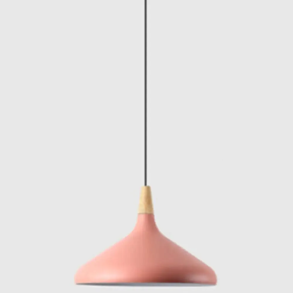 Simplicity Pendant Light with Multi Color Options - Nordic Macaroon Aluminum Lampshade, Perfect for Kitchen - 1-Light Hanging Lamp