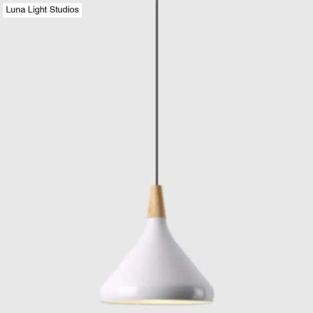 Simplicity Pendant Light with Multi Color Options - Nordic Macaroon Aluminum Lampshade, Perfect for Kitchen - 1-Light Hanging Lamp