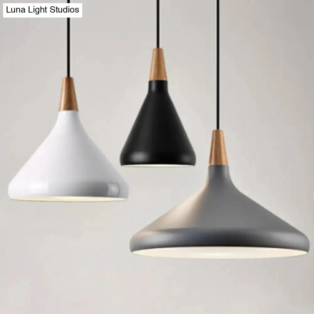 Simplicity Pendant Light with Multi Color Options - Nordic Macaroon Aluminum Lampshade, Perfect for Kitchen - 1-Light Hanging Lamp