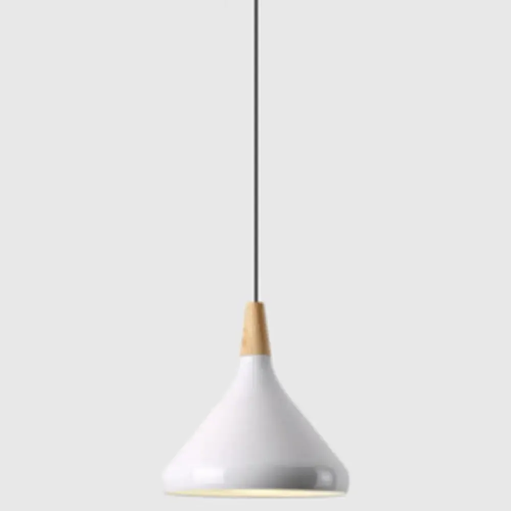 Simplicity Pendant Light with Multi Color Options - Nordic Macaroon Aluminum Lampshade, Perfect for Kitchen - 1-Light Hanging Lamp