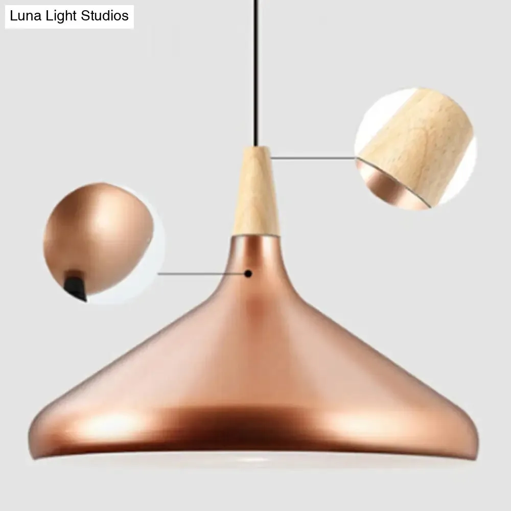Simplicity Pendant Light with Multi Color Options - Nordic Macaroon Aluminum Lampshade, Perfect for Kitchen - 1-Light Hanging Lamp