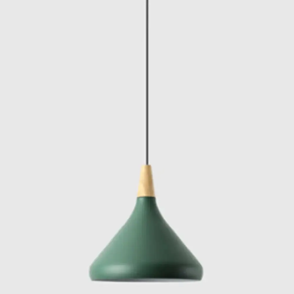 Simplicity Pendant Light with Multi Color Options - Nordic Macaroon Aluminum Lampshade, Perfect for Kitchen - 1-Light Hanging Lamp