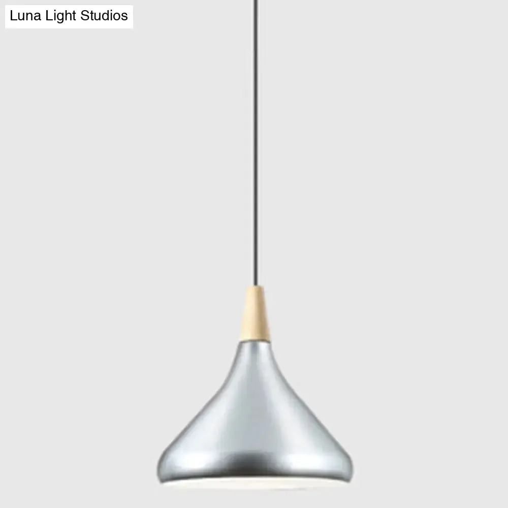 Simplicity Pendant Light with Multi Color Options - Nordic Macaroon Aluminum Lampshade, Perfect for Kitchen - 1-Light Hanging Lamp