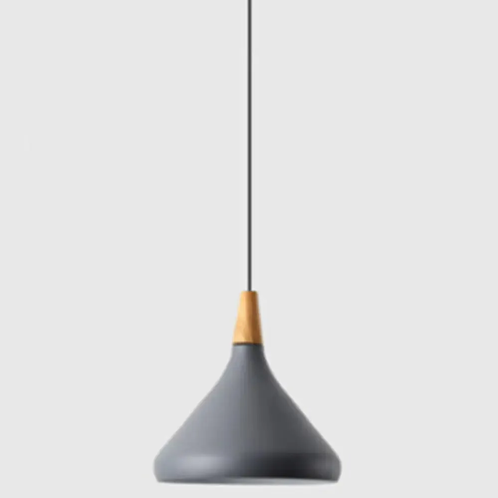 Simplicity Pendant Light with Multi Color Options - Nordic Macaroon Aluminum Lampshade, Perfect for Kitchen - 1-Light Hanging Lamp