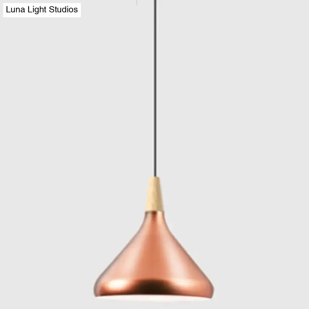 Simplicity Pendant Light with Multi Color Options - Nordic Macaroon Aluminum Lampshade, Perfect for Kitchen - 1-Light Hanging Lamp
