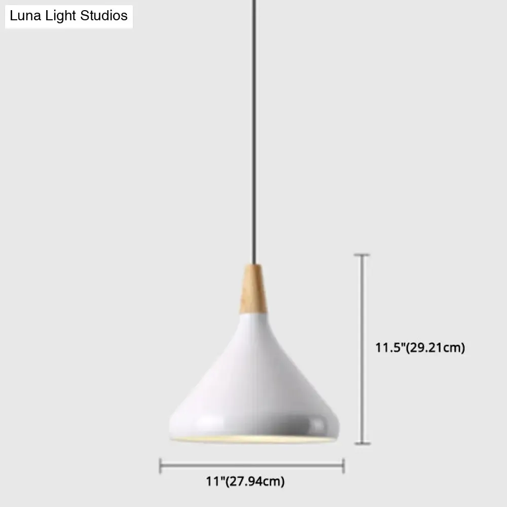 Simplicity Pendant Light with Multi Color Options - Nordic Macaroon Aluminum Lampshade, Perfect for Kitchen - 1-Light Hanging Lamp