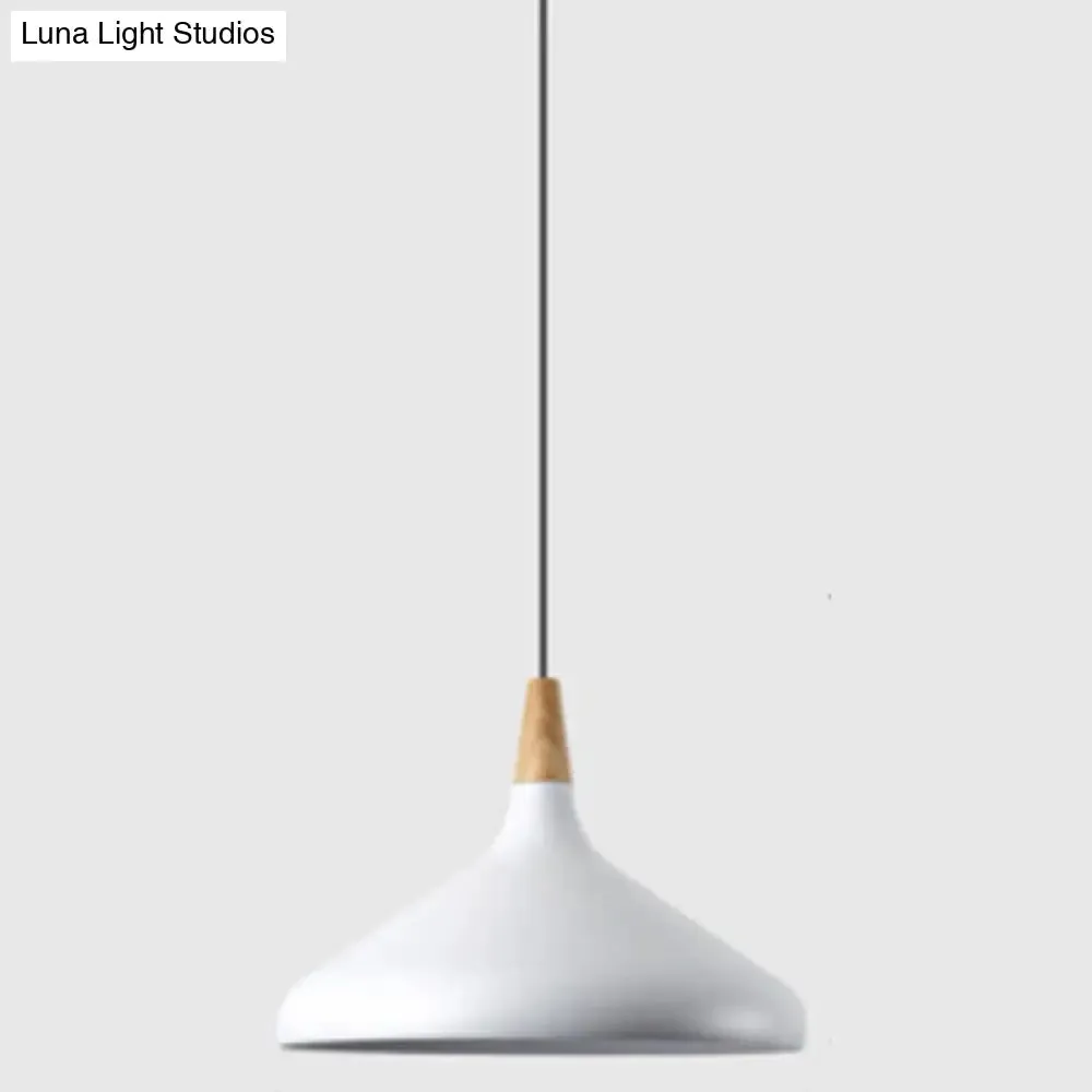 Simplicity Pendant Light with Multi Color Options - Nordic Macaroon Aluminum Lampshade, Perfect for Kitchen - 1-Light Hanging Lamp